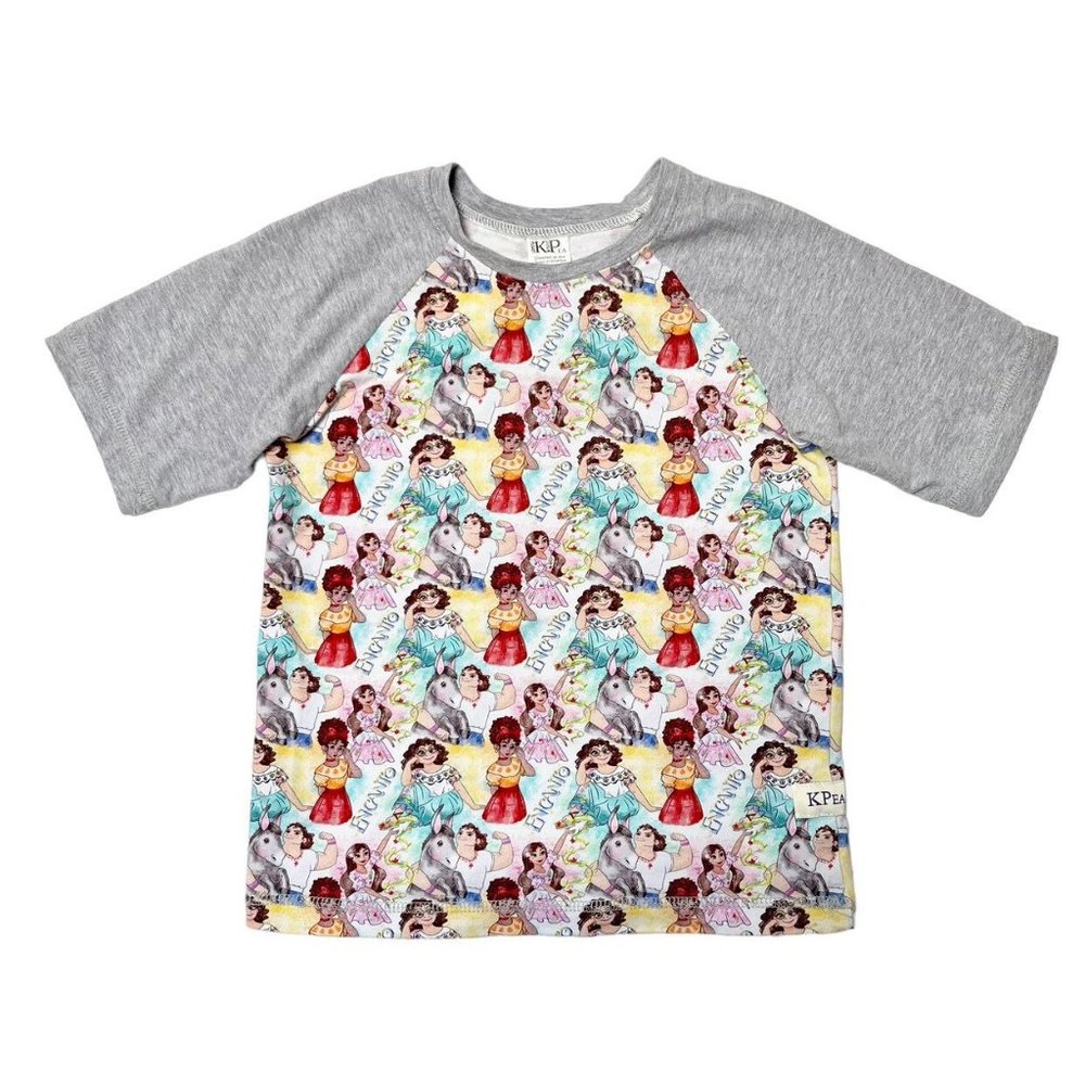 KPea Custom Encanto Raglan Tee Size 6